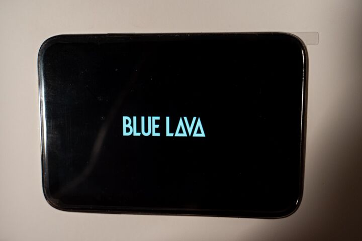 Accensione blue lava guitar